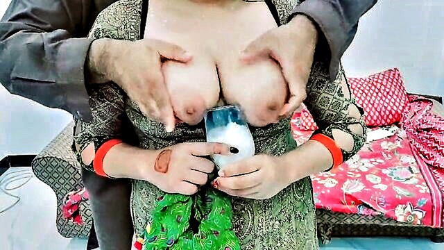 PakistaniCouple - pakistani tailor engages in erotic acts with his busty customer including drinking milk and anal penetration with explicit hindi audio narration PakistaniCouple