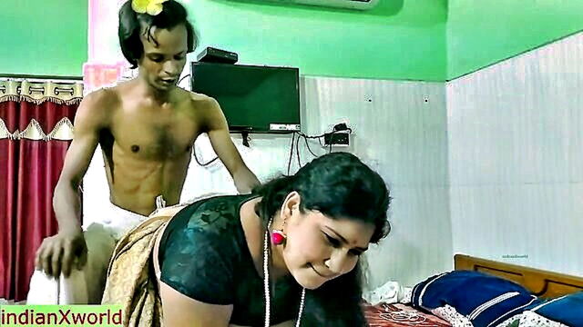Puja - desi aunt with big boobs gets fucked hard during puja visit