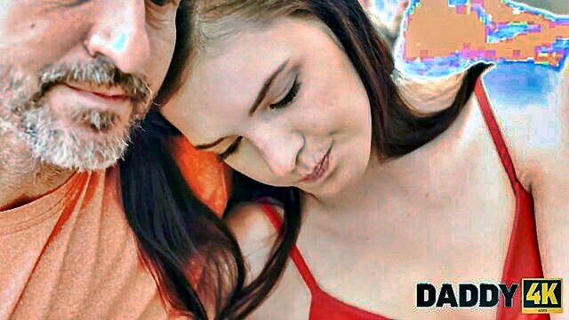 Anie Darling - mature man satisfies younger girl as her boyfriend indulges in vr Daddy4K