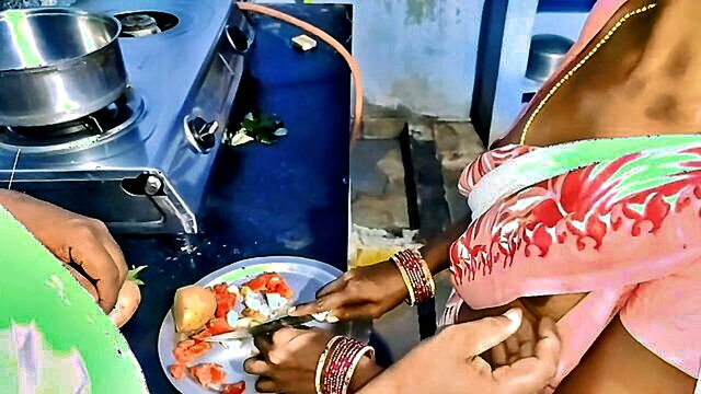 YourAnitha - desi housewife enjoys doggy style in the kitchen YourAnitha