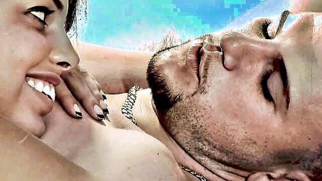 Amber Rayne, Morgan Dayne - morgan dayne enjoys anal and cum on beach in hd video LetsGoDirty