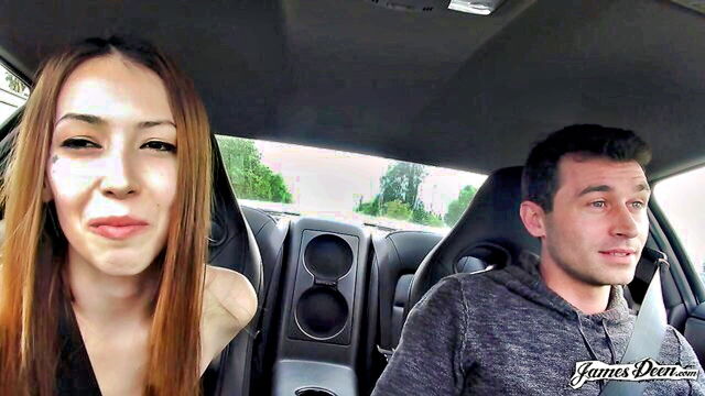 Jenna Sativa, Jenna Justine, Ivy James, James Deen - jenna justine road head James Deen