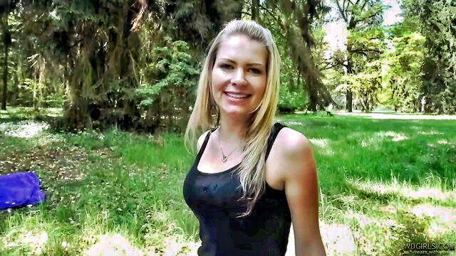 claudia macc - russian blonde gets drunk