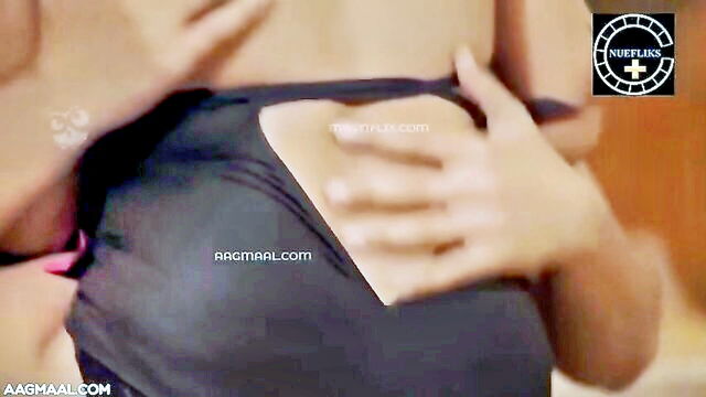 brunette, big tits, handjob - indian model jills mohan