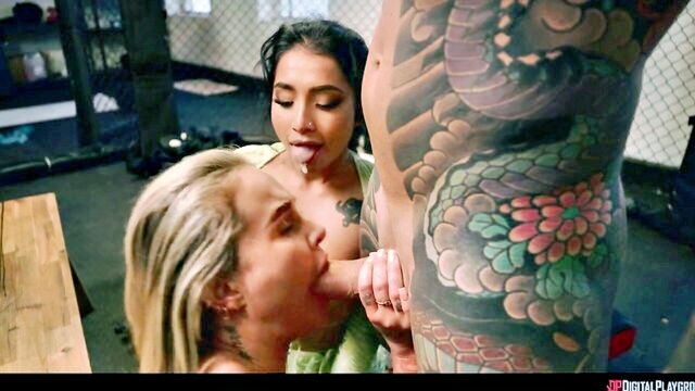Yasmina Khan, Ali Rose - cage fighting porn video Digital Playground