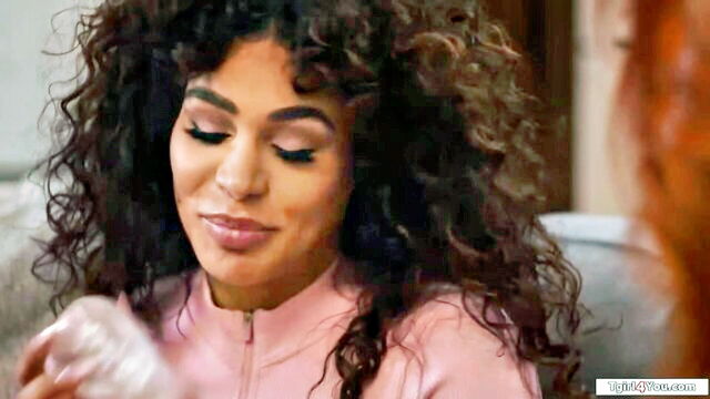 eva maxim - milkqween strokes cock