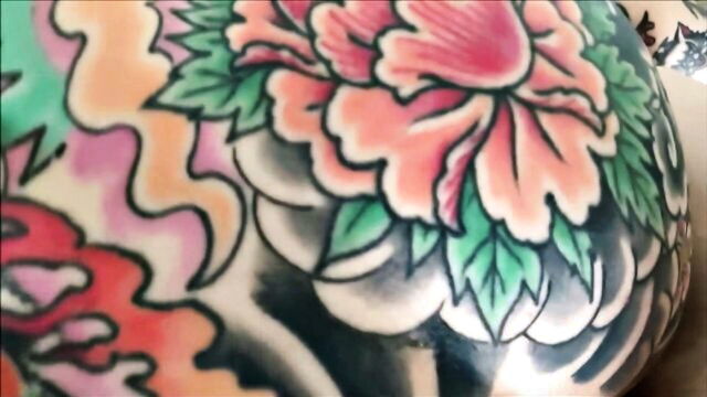 tiger lilly - tattooed pornstar redhead