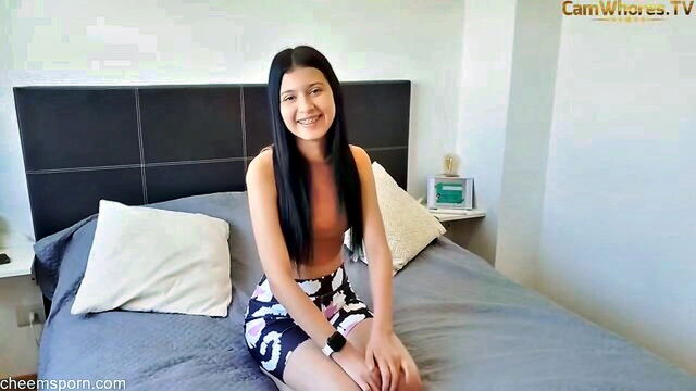 teen, big dick, cumshot - argentina casting video