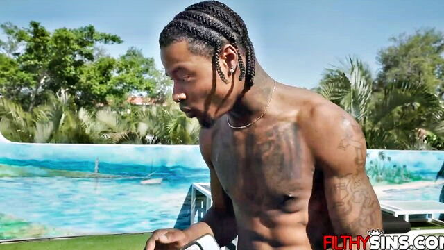 natural tits, ebony, filthykings - eden west and damion dayski