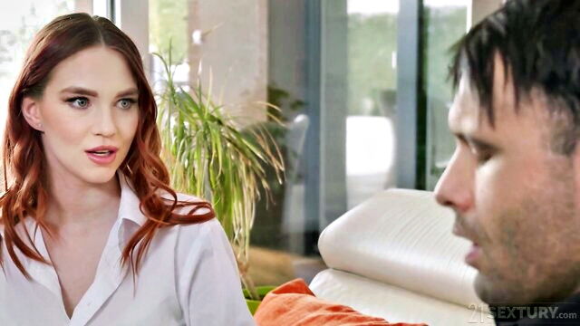 anal, all sex, blowjob - redhead school girl anal