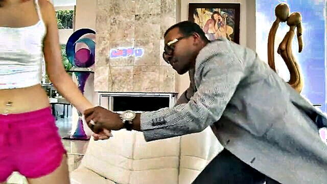 young stepdaughter introduces her dad to earths biggest black cock a hot and wild threesome : Fuck me Hard