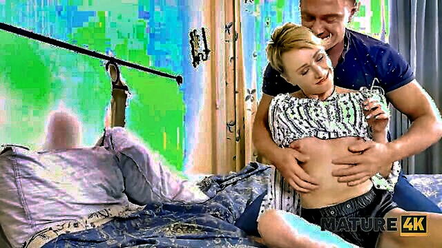 experienced man penetrates older porn star while wearing white socks : Mature4K