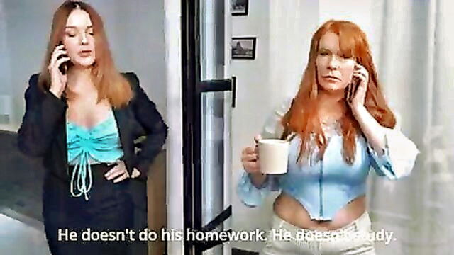 Ellie Indigo Sin, Nick Morris, MarshSwallow - redhead milf teacher Indigosin