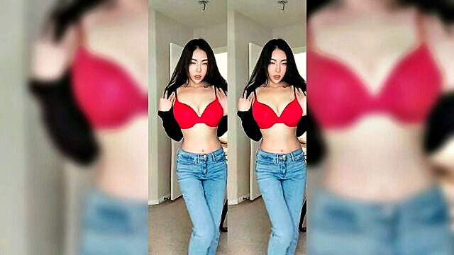 Elise Tutu - chinese actress elise reveals her natural boobs in seductive striptease video Elise Tutu