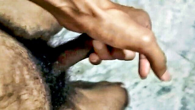 gay amateur dances with a big black cock and rides his girlfriends pussy in outdoor setting : Asjiscool