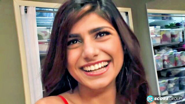 big tits, big dick, blowjob - mia khalifa big tits