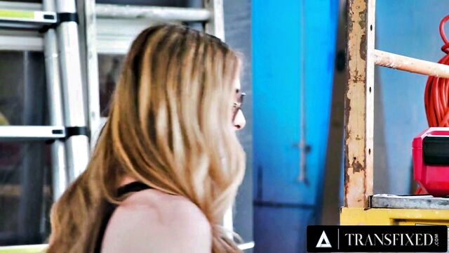 adulttime, trans, reality - trans sex with construction worker