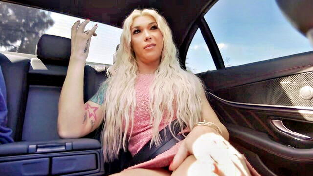 big tits, evilangel, transgender - aubrey kate blowbang
