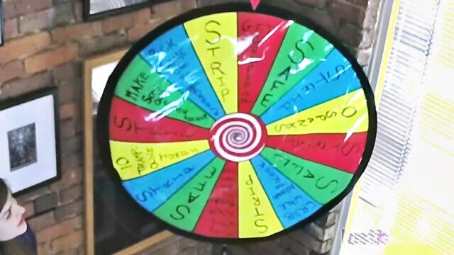 strip, wheel, lost bets - strip games - indigo luna strip game
