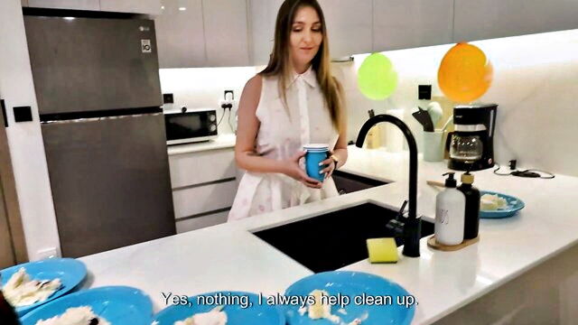 step mom kitchen pov : Alinarai