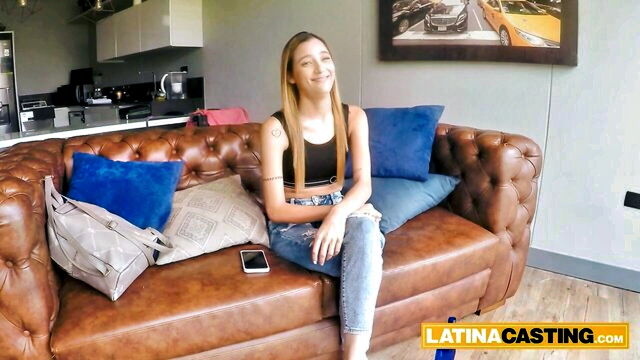 small tits teen blows big cock : LatinaCasting
