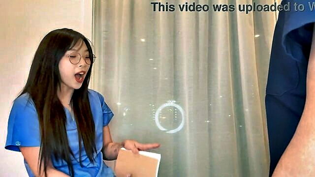 Elle Lee - korean intern coerced by power hungry doctor into sexual encounter Elle Lee Official