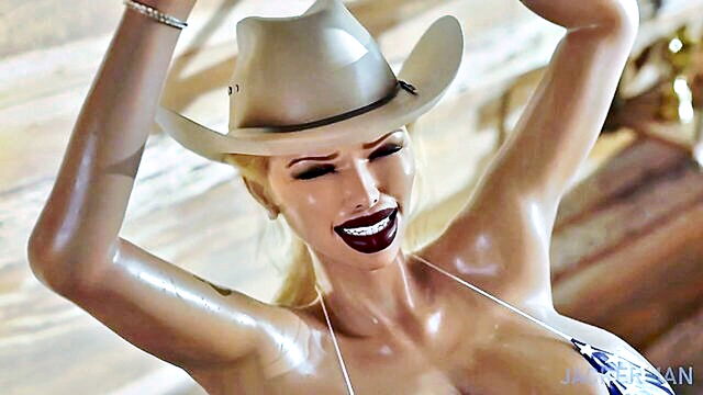 3d 69, 18 tits, 3d horse - busty 3d girl gives a horse a blowjob
