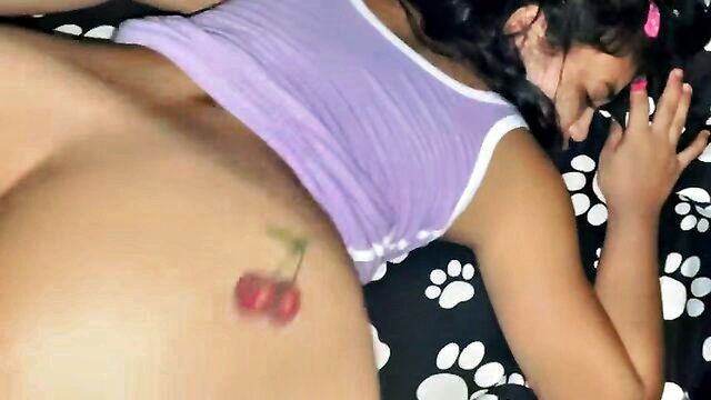 amateur, teen, cumshot - novinha morena acorda pra fuder