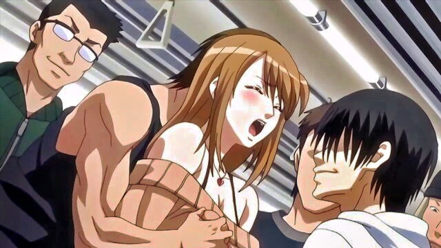 big ass, teens, teen - hentai cartoon treesome
