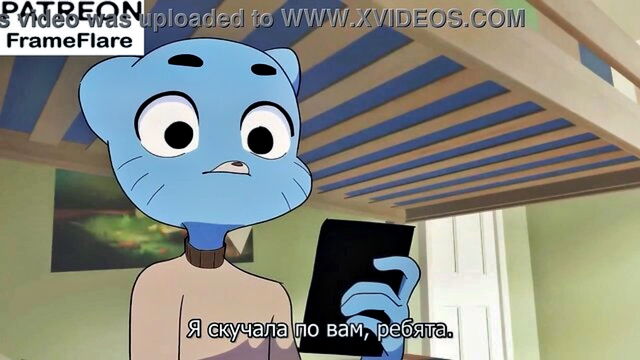 cartoon, hentai, animation - gumball mom hentai