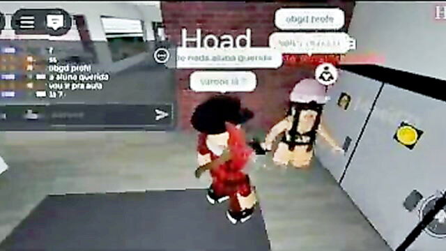 big tits, facial cumshot, public - roblox sex game