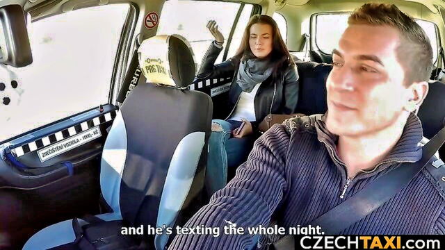 prague streets big tits : Czech Taxi