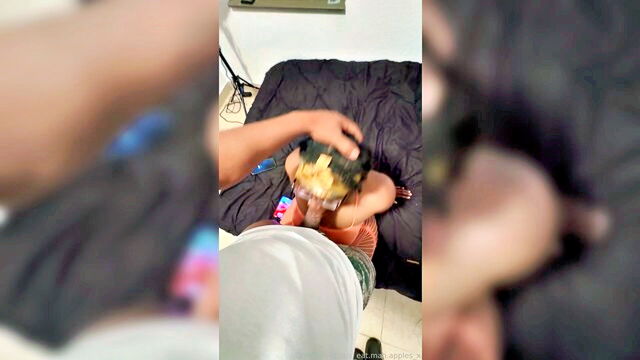 ebony, bbw, homemade - eatmahapple thraotfuck