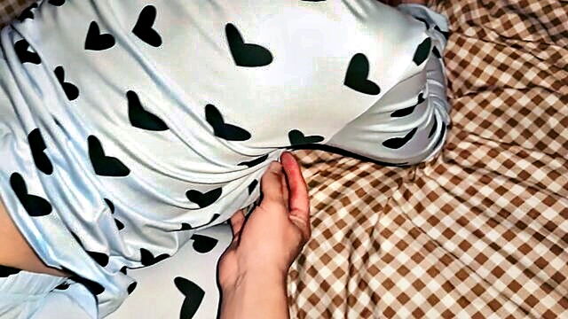 big ass, big boobs, amateur sex - pov video of stepsister getting fucked doggy style in her sleepwear