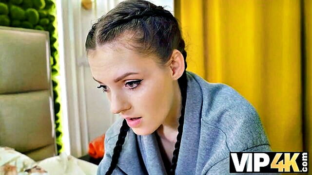 Anie Darling - an indulgent adult man abandons his new sex toy to pleasure a young teen until ejaculation on august 1st 2023 in a vip4k video VIP 4K