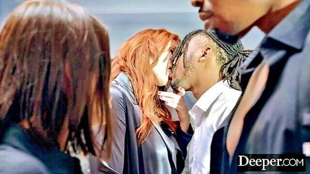 Maitland Ward, Adriana Chechik - maitland and adriana engage in a kinky foursome that takes them to new heights Deeper
