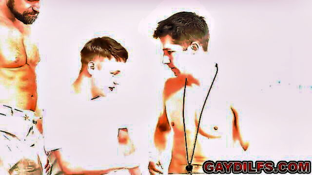 dilf, twink, anal fuck - double anal twink action