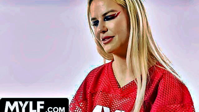 Slimthick Vic, Logan Xander - fallen star mylf blonde struggles to stay in the game in steamy video Mylf