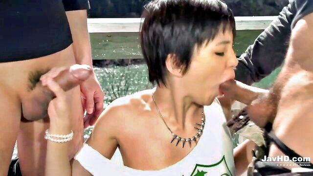 babes, asian, beautiful - sakura aida threesome