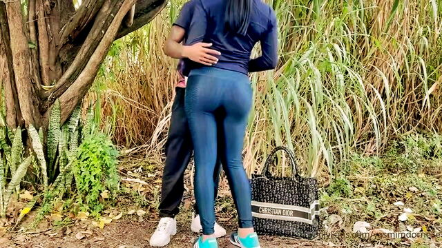 yasmin dornelles - tranny huge cock outdoors