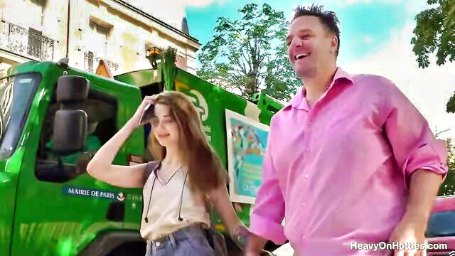 pink balloon redhead