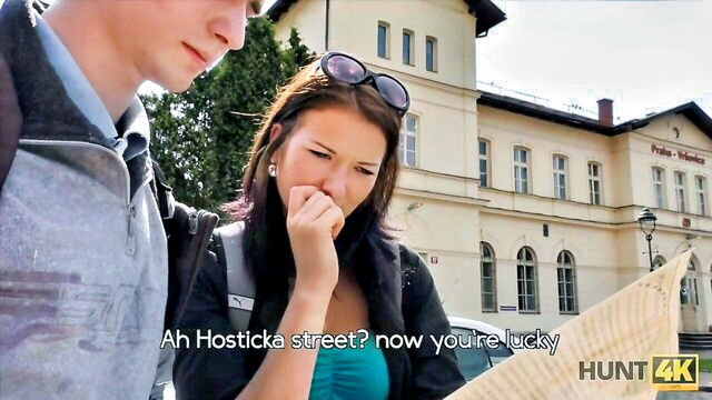 small tits tourist gets paid : Hunt4K