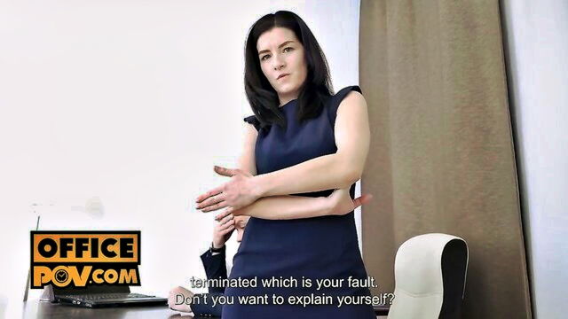 angelina love - office pov lina love