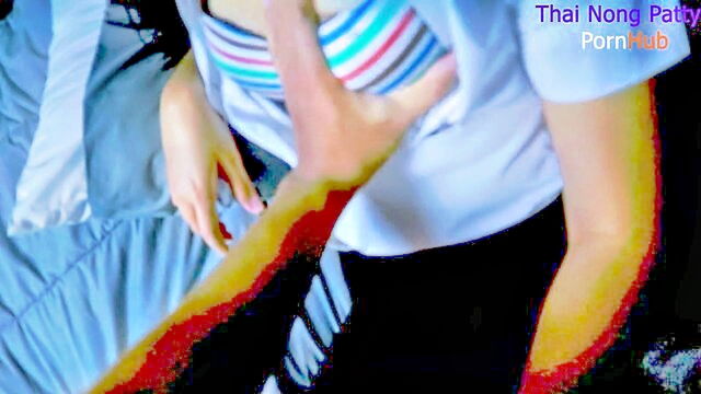 homemade, asian, amateur - young thai intern shows off her skills in homemade video