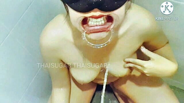 asian sex diary, bathroom sex, amateur - asian sex diary with thaisugar shower and bathroom encounter with piss drinking