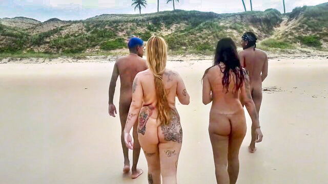 Geri, Inge - beach anal scene