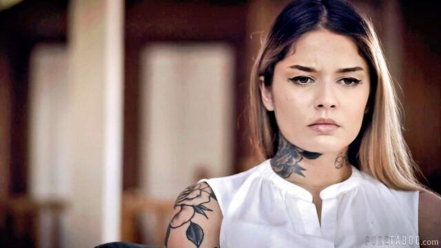 vanessa vega - leather couch porn video