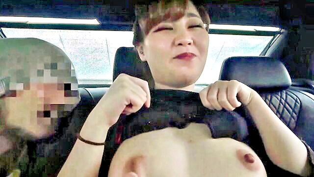 sperm drinking in car with rare japan babe