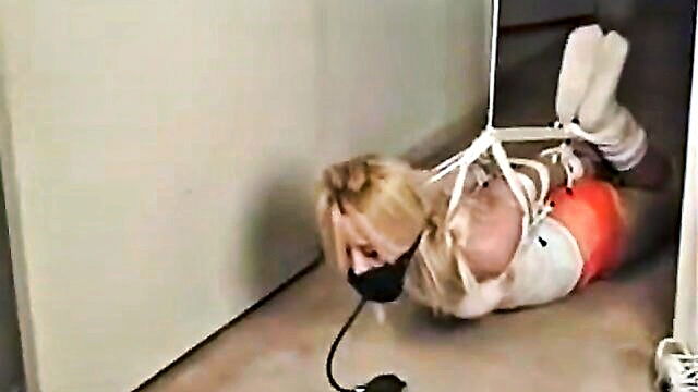 watch gainsville hooters girl melissa in bdsm bondage uniform