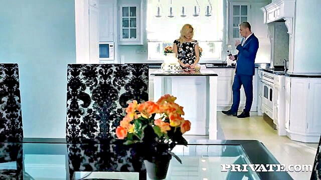 Brittany Bardot - brittany bardot mature temptress indulges in kitchen fantasies